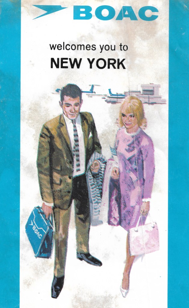 BOAC to New York leaflet 1970