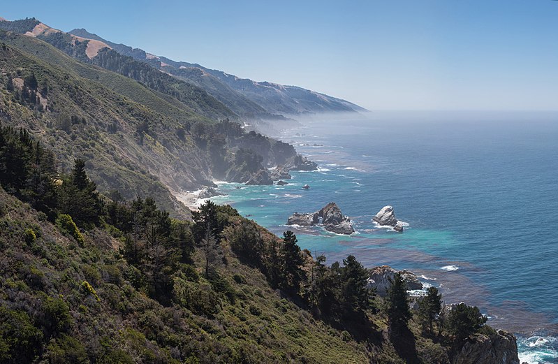 Big Sur and ocean