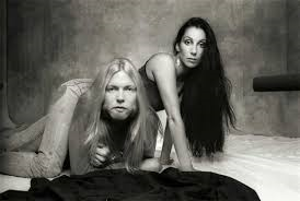 Cher and Greg Allman posing