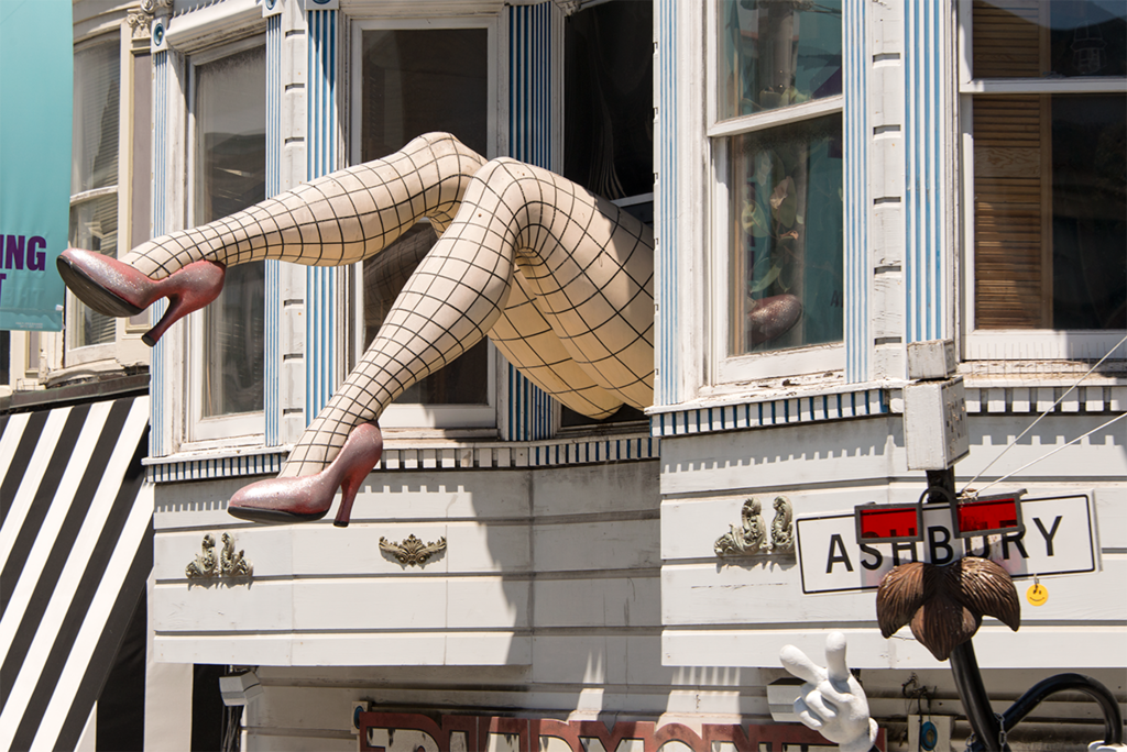 Wacky Haight-Ashbury facade