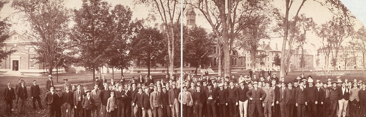 Student body Phillips Exeter Academy circa 1903