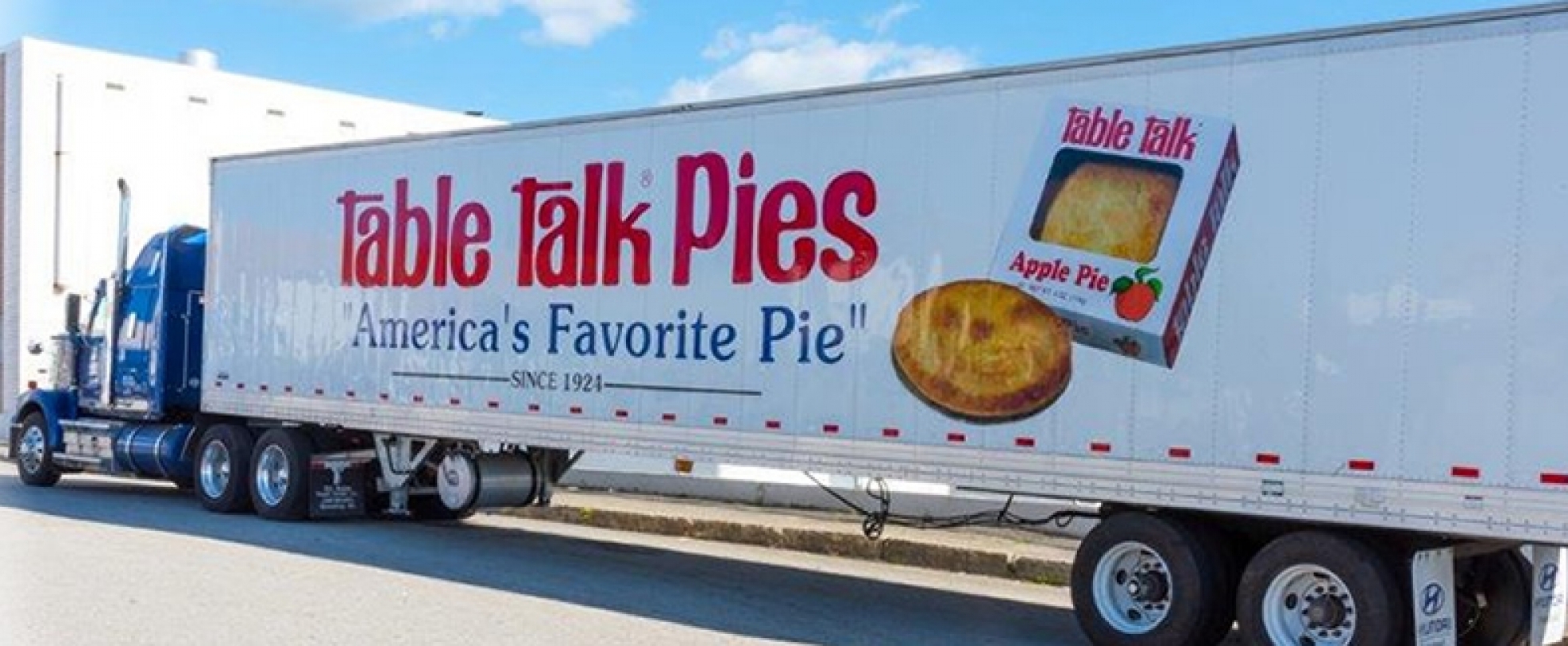 Table Talk Pies semi-truck